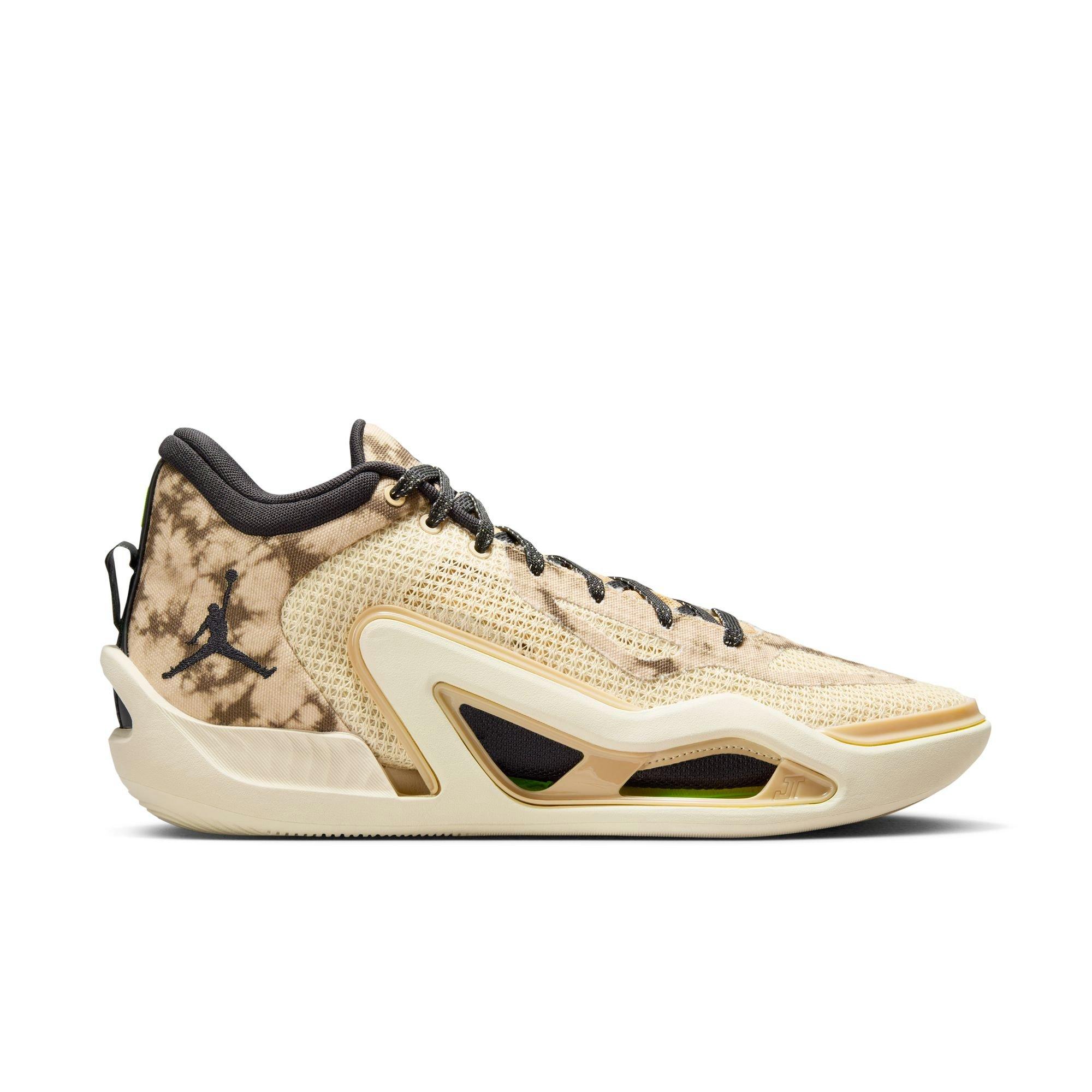Jordan Tatum 1 "Desert Tie-Dye" Men's Basketball Shoe - FOSSIL/BLACK/SESAME